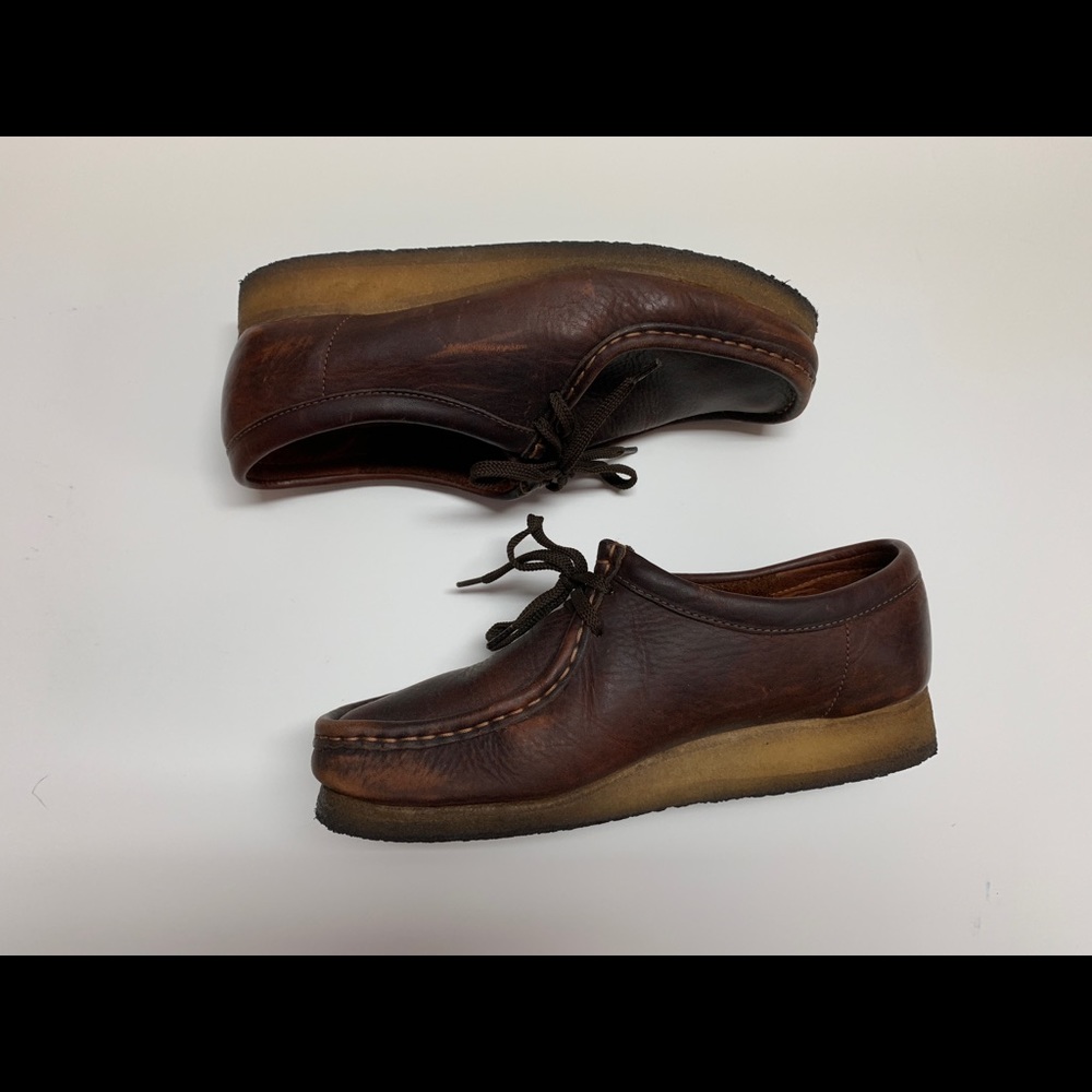 Clarks Wallabee Brown Leather Men’s 8.5